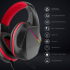 Наушники GamePro HS311 RGB Black/Red (HS311) - Фото 12