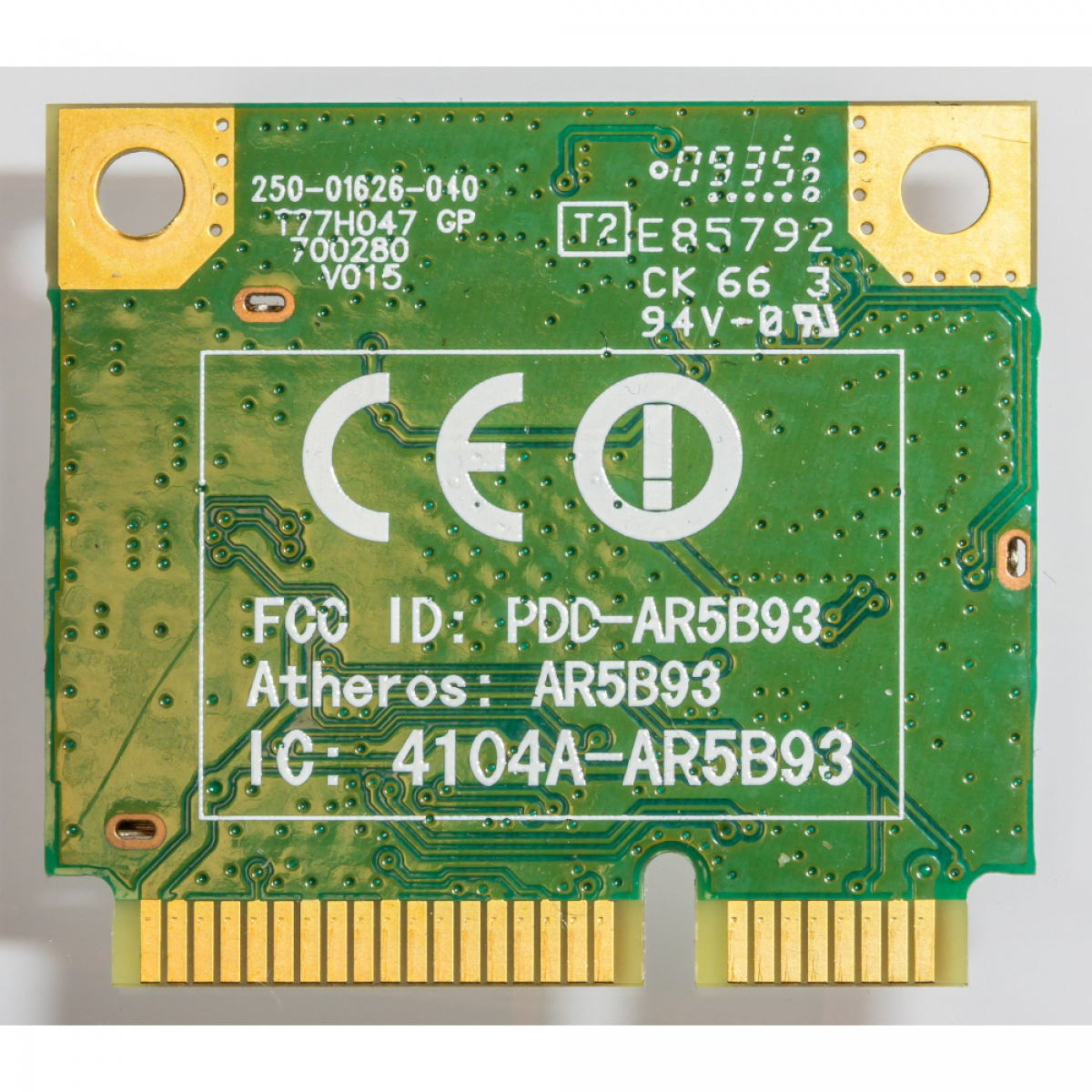 Адаптер mini PCI-e Wi-fi AR5B93 802.11 b,g,n, 300Mbps