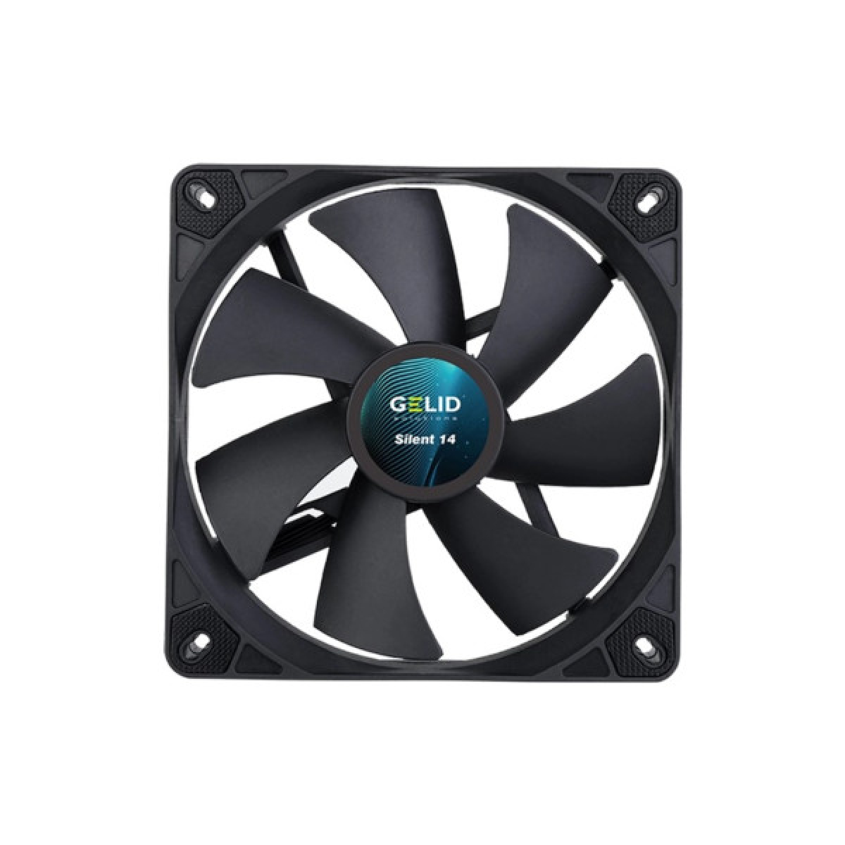 Кулер для корпуса Gelid Solutions Silent 14 Black 140 mm (FN-PX14-11) - Фото 2