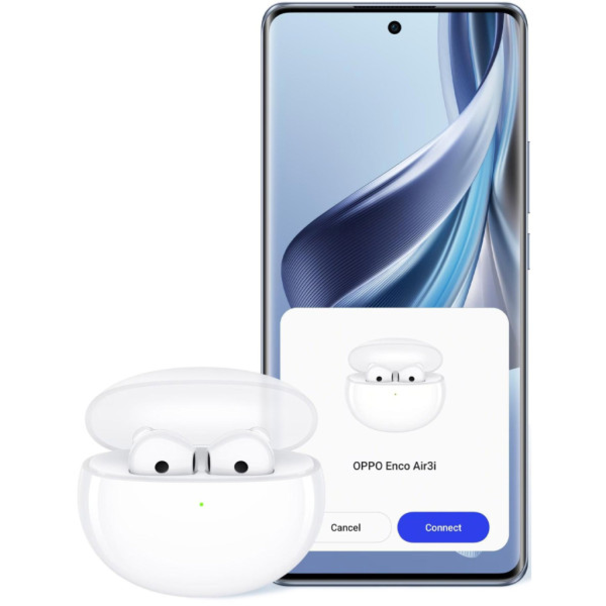 Навушники Oppo Enco Air3i White (ETE91 White) - Фото 4