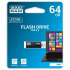 USB флеш накопитель Goodram 64GB UCU2 Cube Black USB 2.0 (UCU2-0640K0R11) - Фото 3