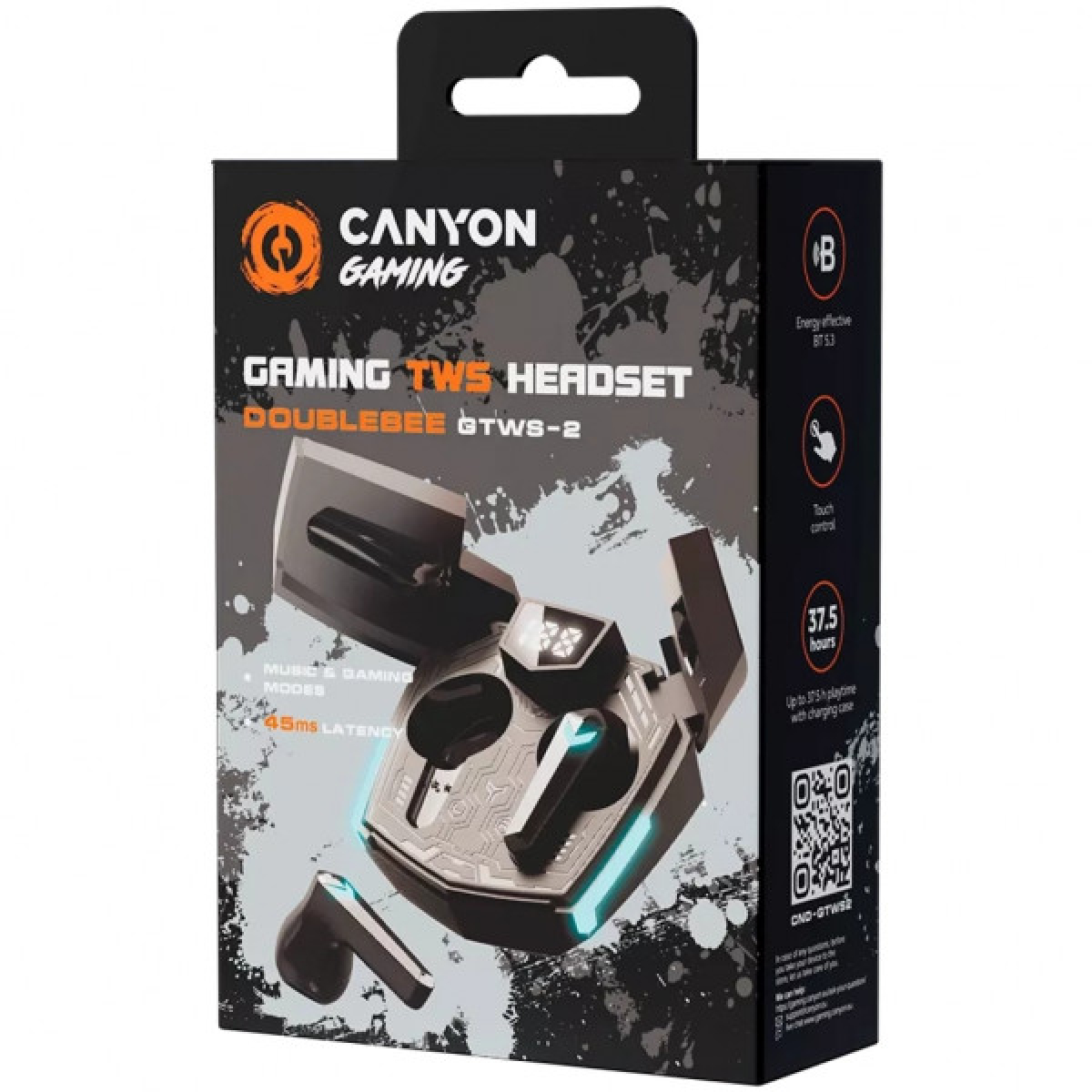 Наушники Canyon GTWS-2 Gaming Black (CND-GTWS2B) - Фото 6