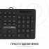 Клавіатура OfficePro SK276 USB Black (SK276) - Фото 7