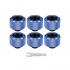 Фітинг для СРО ThermalTake Pacific C-Pro G1/4 PETG 16mm OD Fitting Kit - Blue (CL-W210-CU00BU-B) - Фото 1