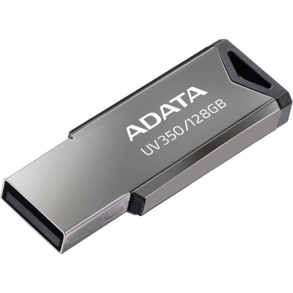 USB флеш накопичувач ADATA 128GB UV350 Metallic USB 3.1 (AUV350-128G-RBK) - Фото 1