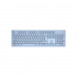 Клавіатура Canyon HKB-W01 Silent Wireless UA Blue (CNS-HKBW01BL) - Фото 1