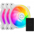 Кулер до корпусу CoolerMaster MasterFan MF120 Halo2 3 in 1 White (MFL-B2DW-213P2-R2) - Фото 1