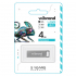 USB флеш накопитель Wibrand 4GB Chameleon Silver USB 2.0 (WI2.0/CH4U6S) - Фото 2