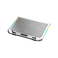 Подставка для ноутбука IceCoorel 10-15.6", 6*80mm 1800 RPM, 2*USB, 366x256x23mm, RGB (A17)