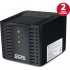 Стабілізатор Powercom TCA-600 black - Фото 3