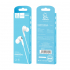 Наушники Denmen HF DR06 3.5mm 1.2 м White (DE-DR06-WH) - Фото 4