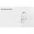 Наушники Denmen HF DR06 3.5mm 1.2 м White (DE-DR06-WH) - Фото 5