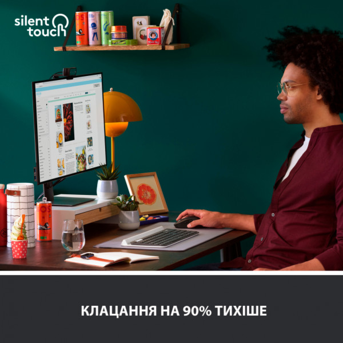 Мишка Logitech Signature M650 L Wireless Graphite (910-006236) - Фото 3