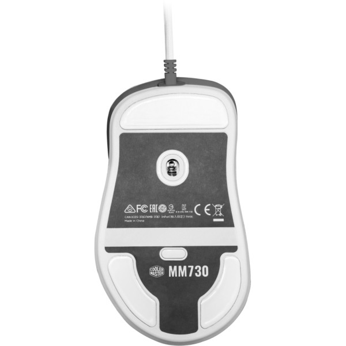 Мишка CoolerMaster MM730 USB White/Gray (MM-730-WWOL1) - Фото 6