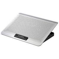 Подставка для ноутбука IceCoorel 10-15.6", 1*180mm 580 RPM, 2*USB, 350x225x26mm, Silver (A18)