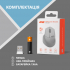 Мышка 2E MF280 Silent Wireless/Bluetooth Gray (2E-MF280WGR) - Фото 7