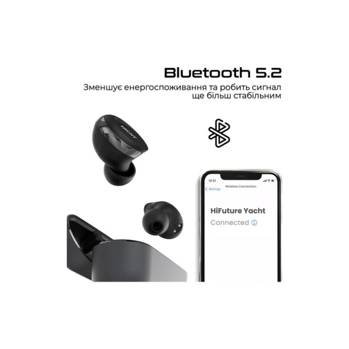 Наушники HIFuture Yacht Black (yacht.black) - Фото 2