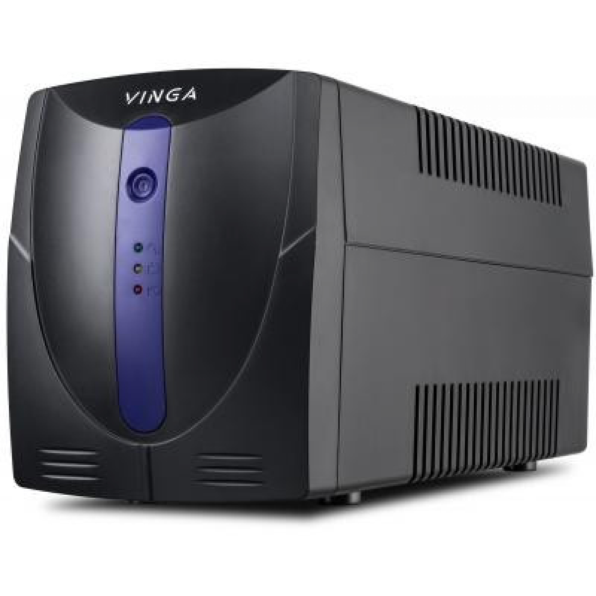 Пристрій безперебійного живлення Vinga LED 1200VA plastic case (VPE-1200P) - Фото 1