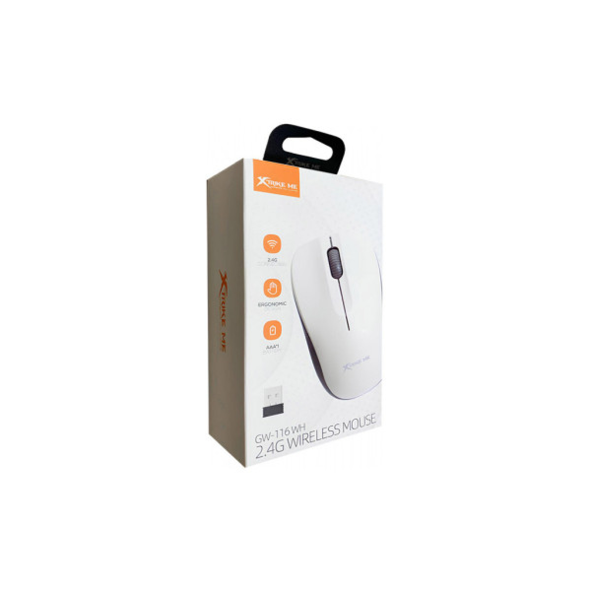 Мышка Xtrike ME GW-116 Wireless White (GW-116WH) - Фото 3