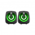Акустическая система Defender J1 LED USB Black (65961) - Фото 2