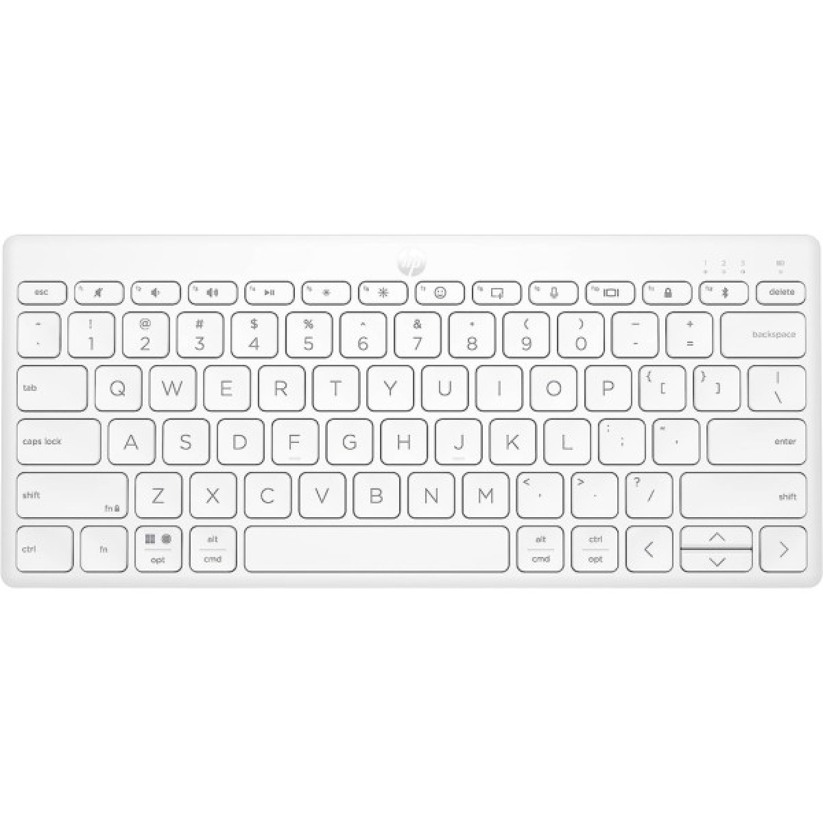 Клавіатура HP 350 Compact Multi-Device Bluetooth UA White (692T0AA) - Фото 1