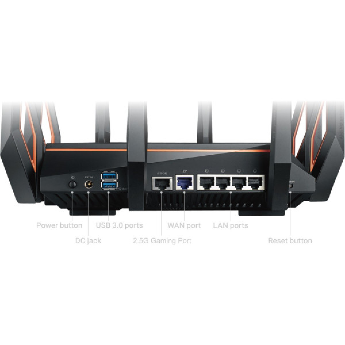 Маршрутизатор ASUS GT-AX11000 (90IG04H0-MU9G00) - Фото 11
