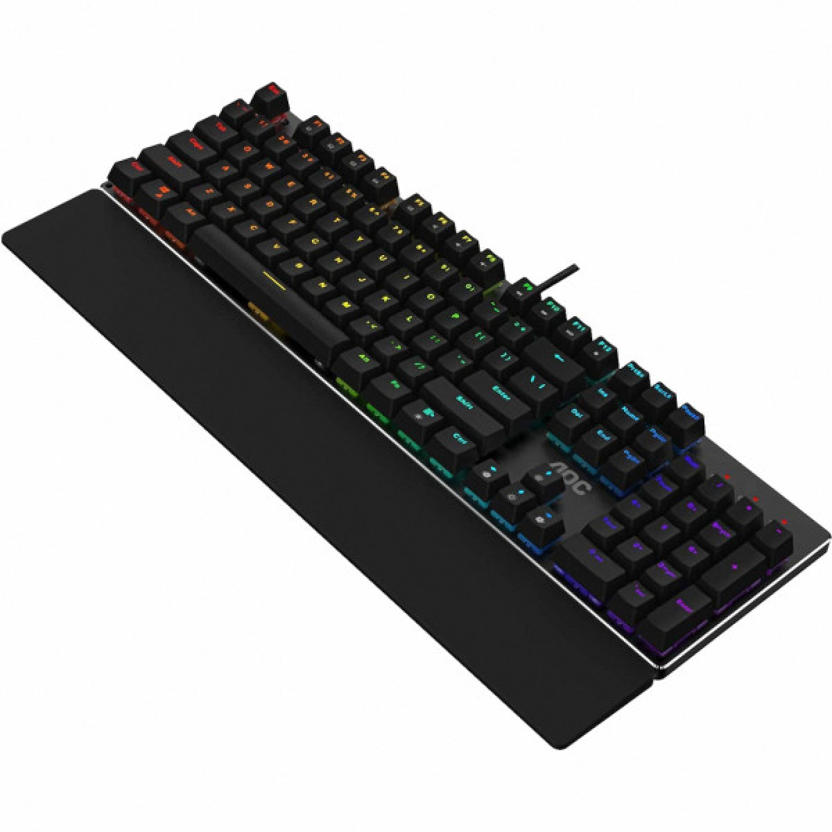 Клавіатура AOC GK500 RGB Outemu Red USB Black (GK500DR2R) - Фото 3