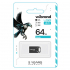 USB флеш накопитель Wibrand 64GB Hawk Black USB 2.0 (WI2.0/HA64M1B) - Фото 2