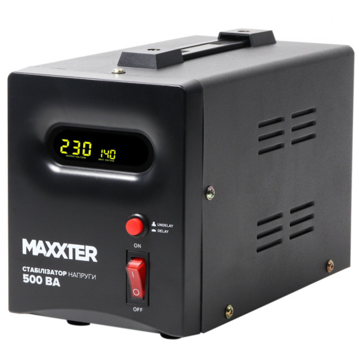 Стабілізатор Maxxter MX-AVR-S500-01 - Фото 1