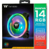 Кулер для корпуса ThermalTake SWAFAN 14 RGB Radiator Fan TT Premium Edition 3 Pack/Fan/14025 (CL-F138-PL14SW-A) - Фото 12