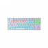 Клавіатура Aula F3032 White keycaps plus 21 Yellow keys KRGD Brown USB UA White (6948391201757) - Фото 1