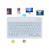 Клавіатура BeCover (245х150 мм) Bluetooth UA Light Blue (713407) - Фото 2