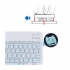 Клавіатура BeCover (245х150 мм) Bluetooth UA Light Blue (713407) - Фото 3