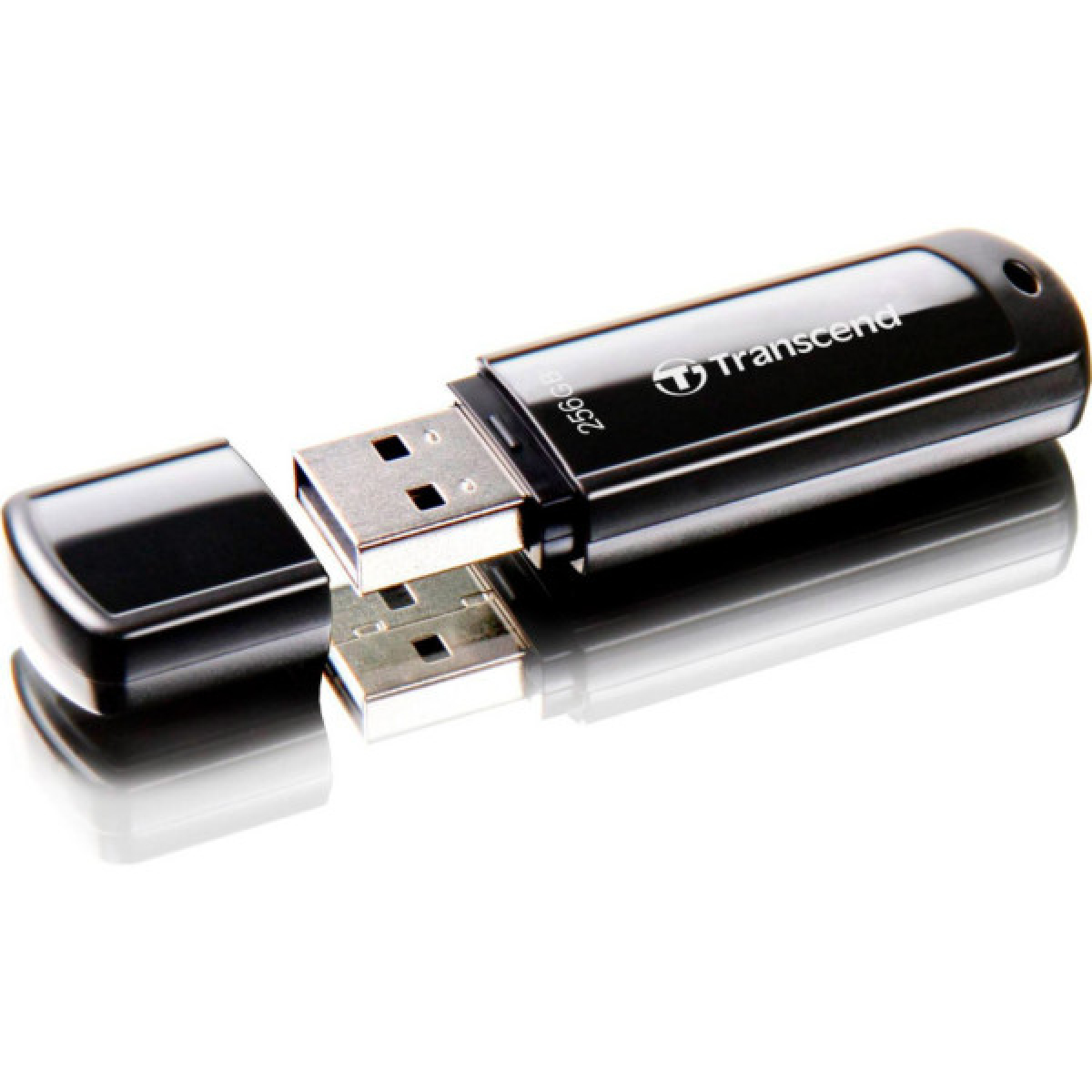 USB флеш накопичувач Transcend 256GB JetFlash 700 Black USB 3.1 (TS256GJF700) - Фото 2