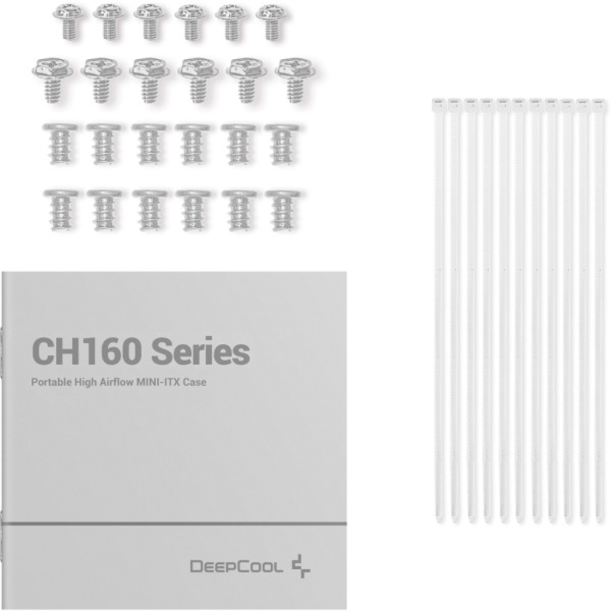 Корпус Deepcool CH160 White (R-CH160-WHNGI0-G-1) - Фото 11