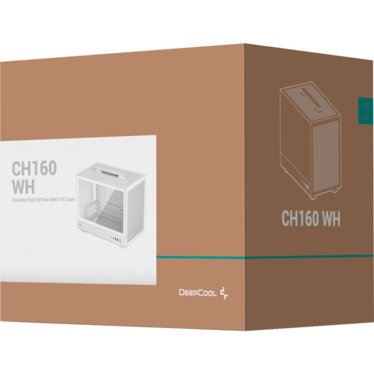 Корпус Deepcool CH160 White (R-CH160-WHNGI0-G-1) - Фото 12