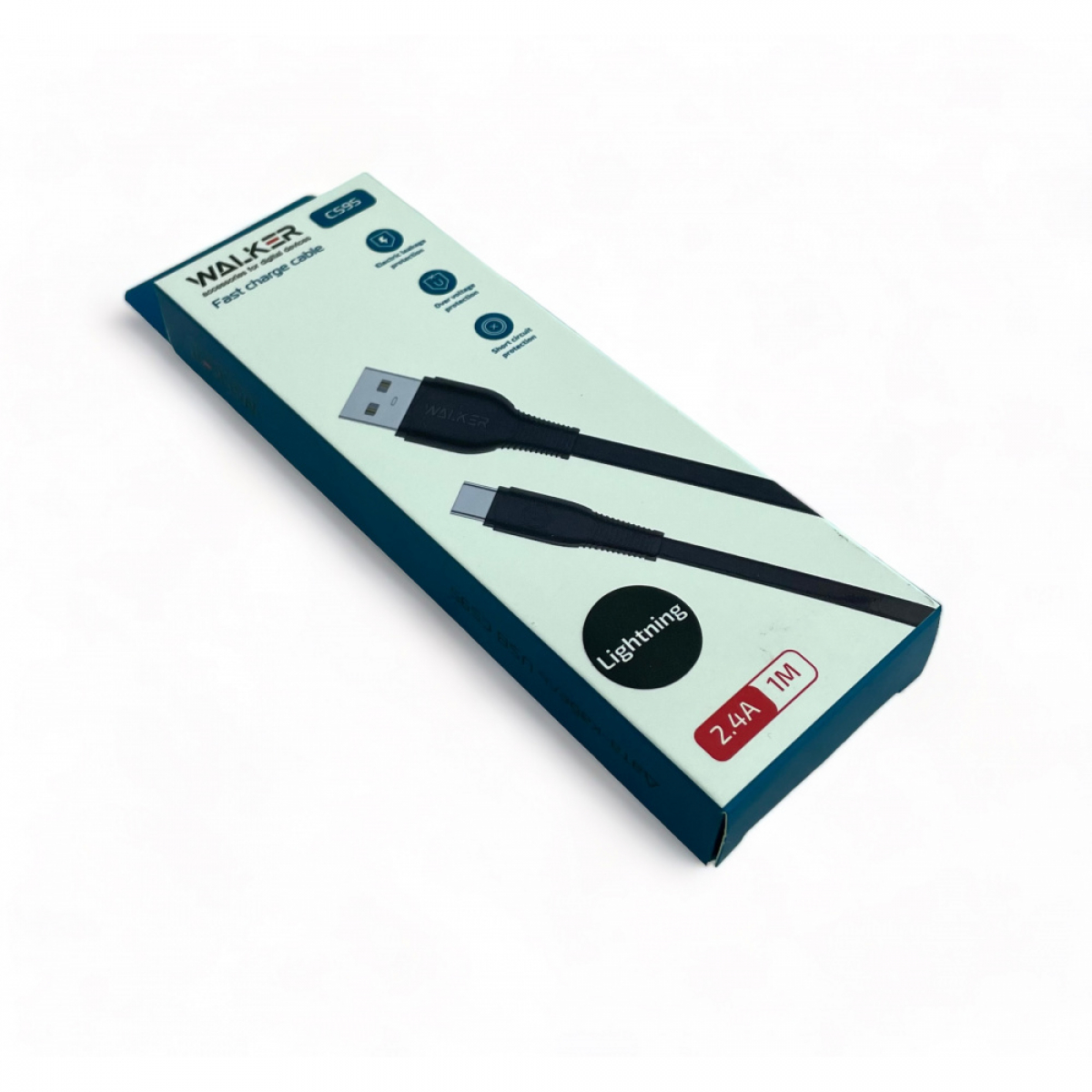 Кабель WALKER C595 LIGHTNING to USB (1.0m)