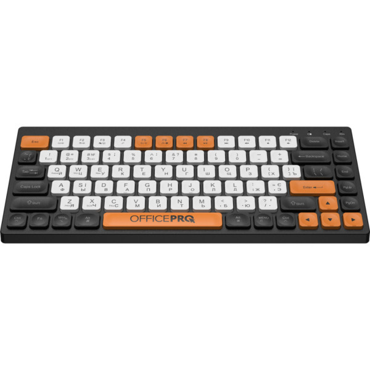 Клавіатура OfficePro SK955B Wireless/Bluetooth Black (SK955B) - Фото 2
