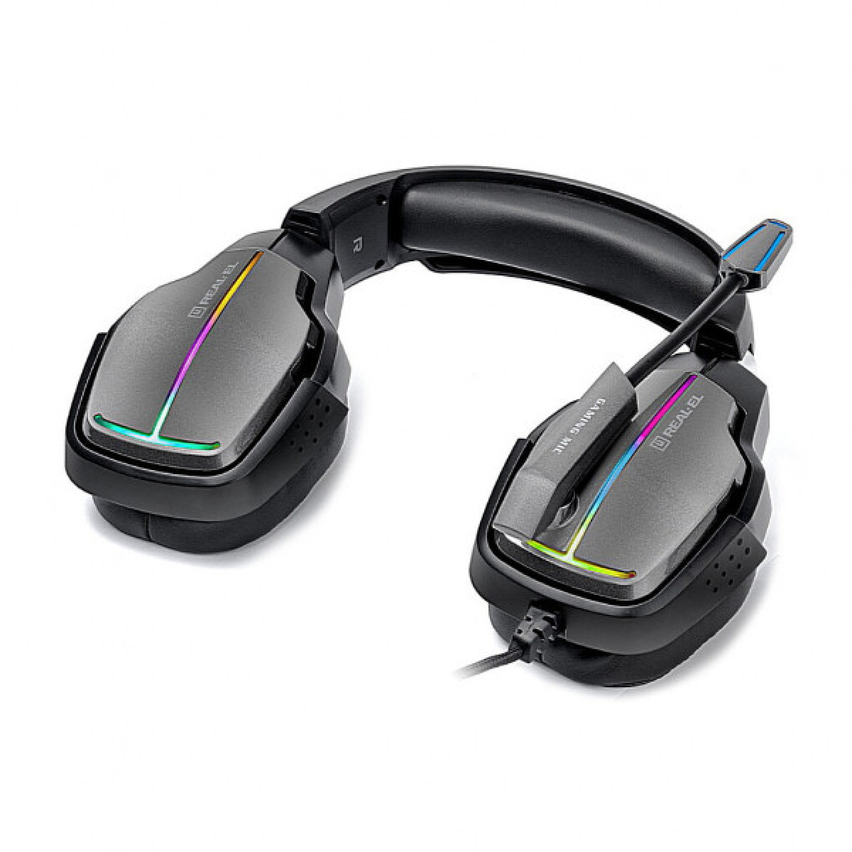 Наушники REAL-EL GDX-7680 Black - Фото 5