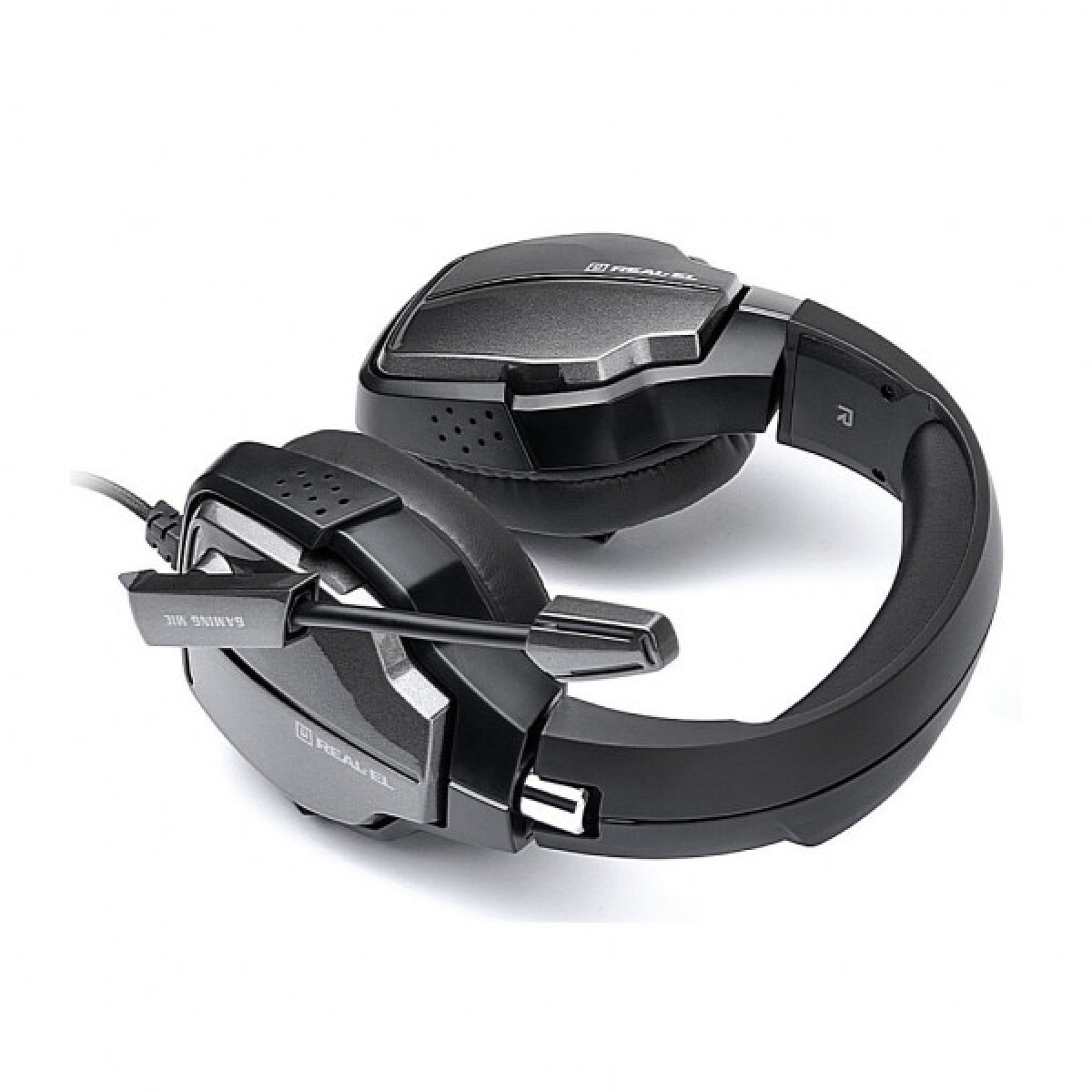Наушники REAL-EL GDX-7680 Black - Фото 7