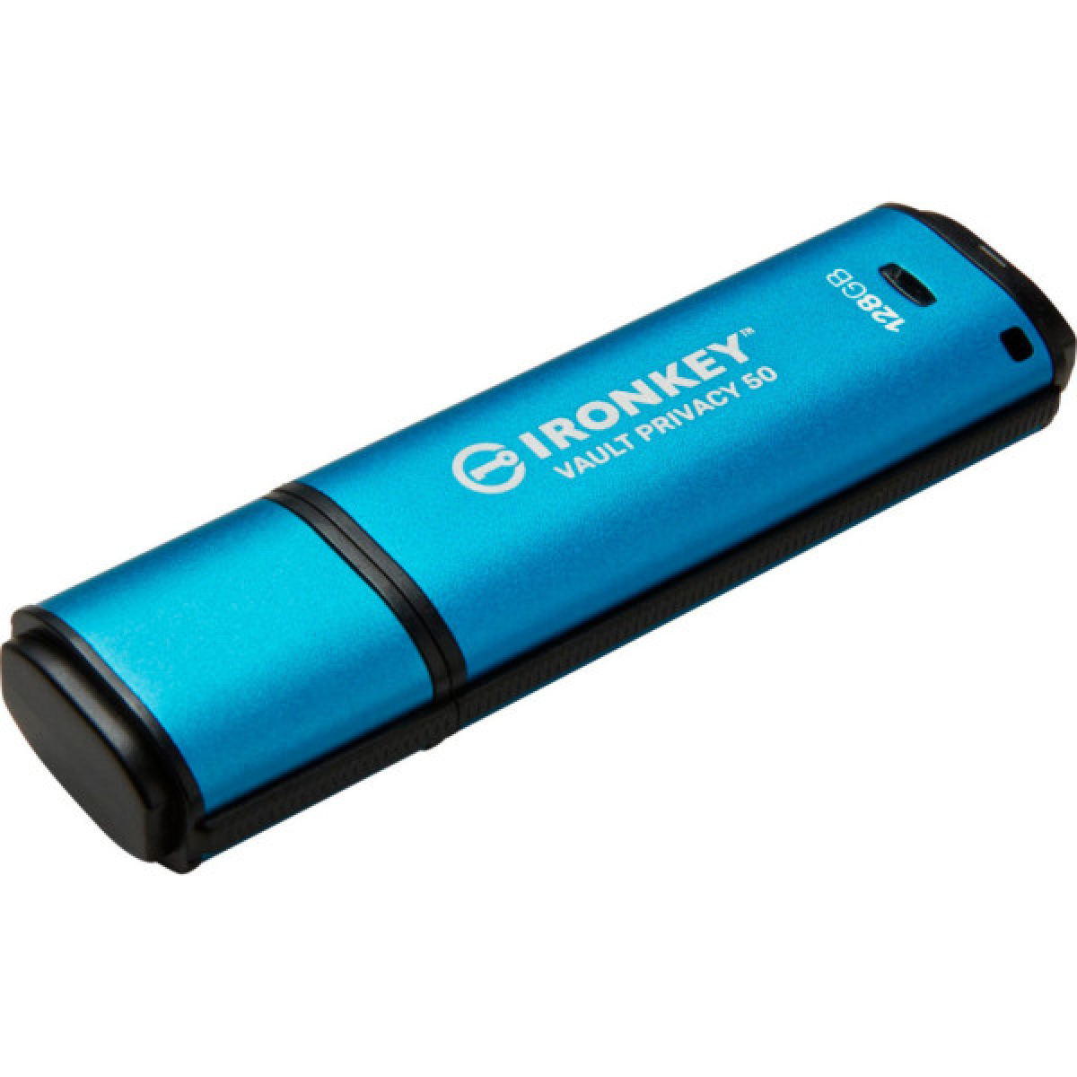 USB флеш накопичувач Kingston 128GB IronKey Vault Privacy 50 Blue USB 3.2 (IKVP50/128GB) - Фото 2