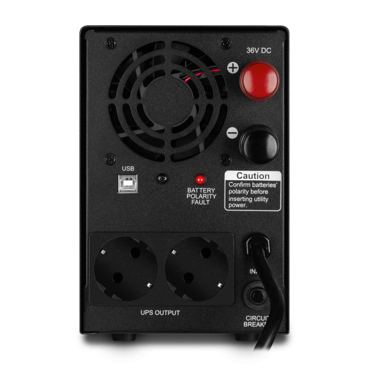 Источник бесперебойного питания Powercom INF-3000 1800W 36V (INF-3000) - Фото 3