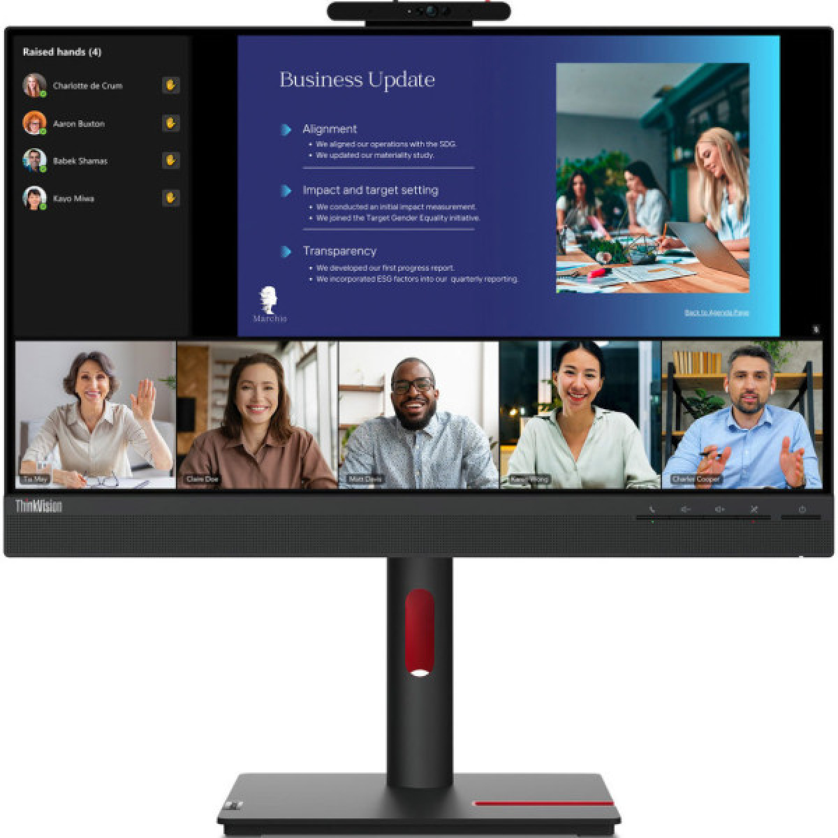 Монітор Lenovo T24v-30 (63D8MAT3UA) - Фото 1