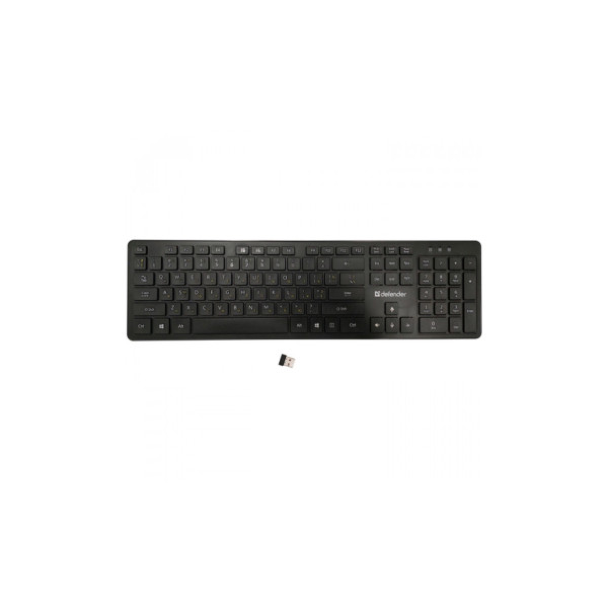 Клавіатура Defender Comfort MT Wireless UA Black (450950) - Фото 1
