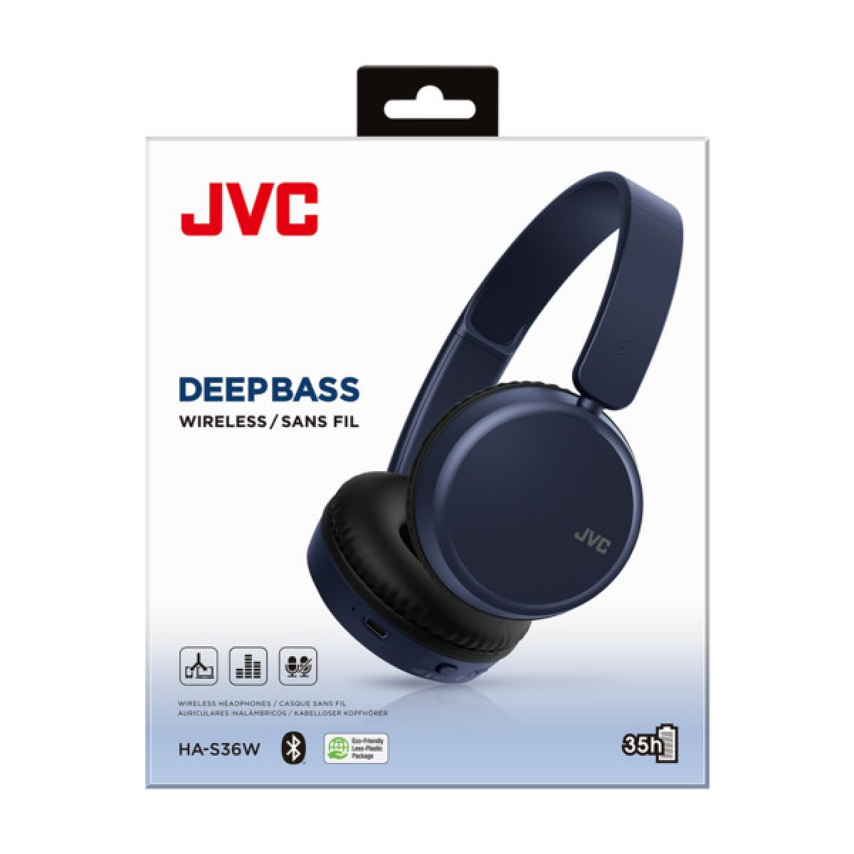 Навушники JVC HA-S36W Blue (HA-S36W-A-U) - Фото 6