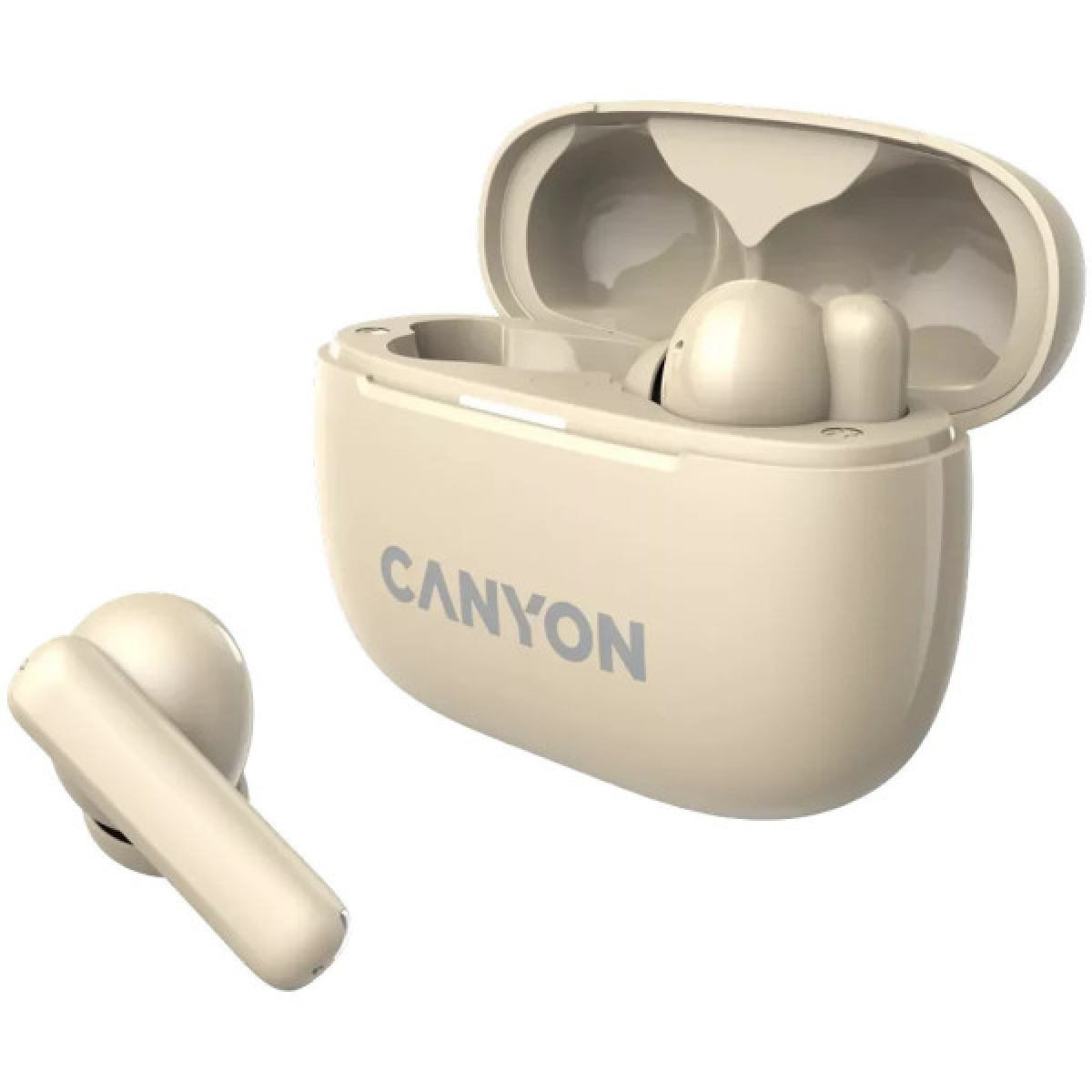 Навушники Canyon TWS-10 OnGo ANC ENC Beige (CNS-TWS10BG) - Фото 4