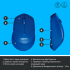 Мишка Logitech M330 Silent plus Blue (910-004910) - Фото 6