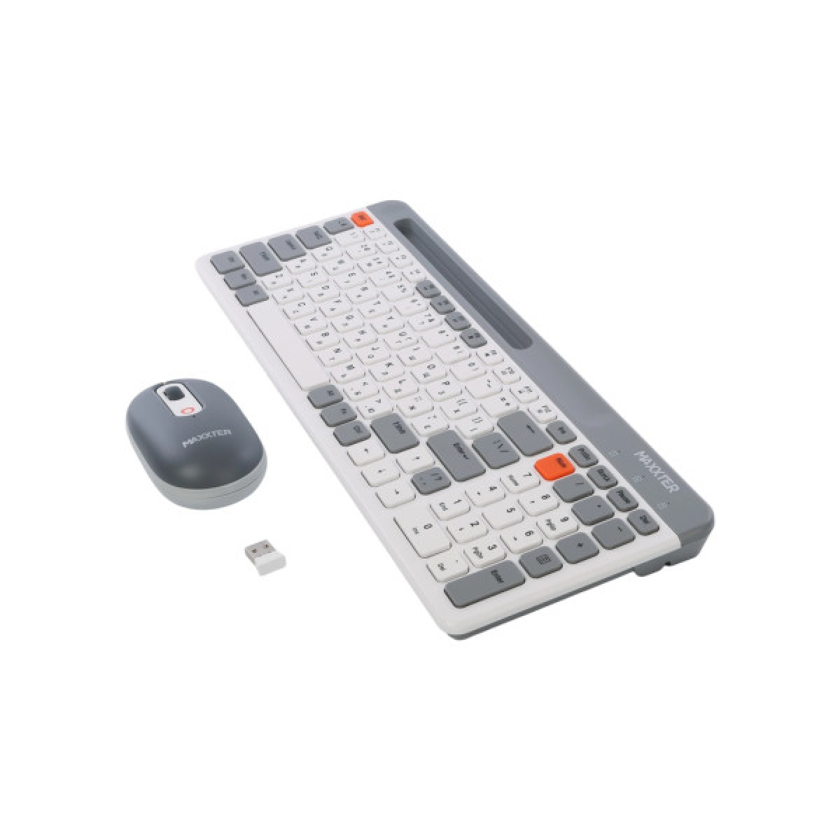 Комплект Maxxter KMS-WCM-03G-UA Wireless Gray/White (KMS-WCM-03G-UA) - Фото 3