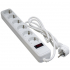 Мережевий фільтр живлення Patron 5m (SP-1065W), 6 розеток White (EXT-PN-SP-1065W) - Фото 1