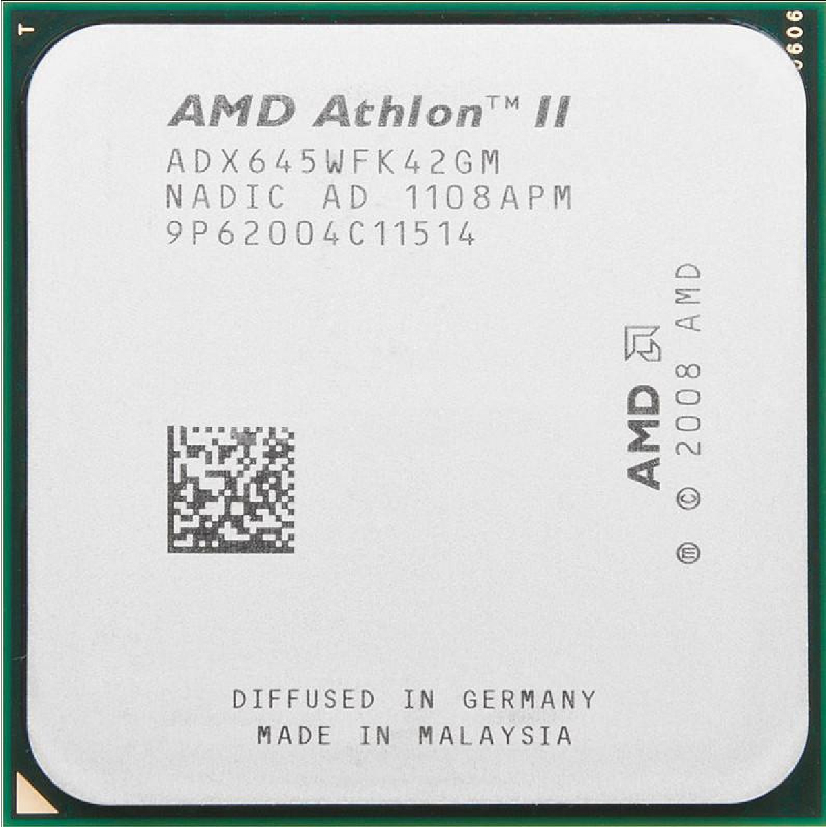 Процесор AMD Athlon II X4 645 3.1 GHz AM2+/AM3 (ADX645WFK42GM)